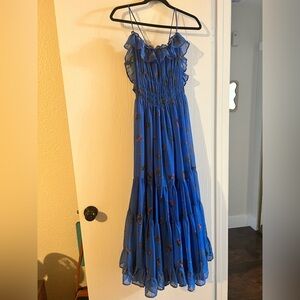 FREE PEOPLE Cloud Nine Maxi Dress in Multi Combo NWT - Size Large